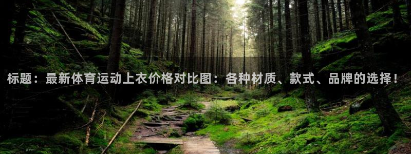 三亿体育网页版：标题：最新体育运动上衣价格对比图：各种材质、款式、品牌的选择！